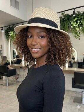 Magid Hats Women’s Cream Straw Sun Hat with Black Band